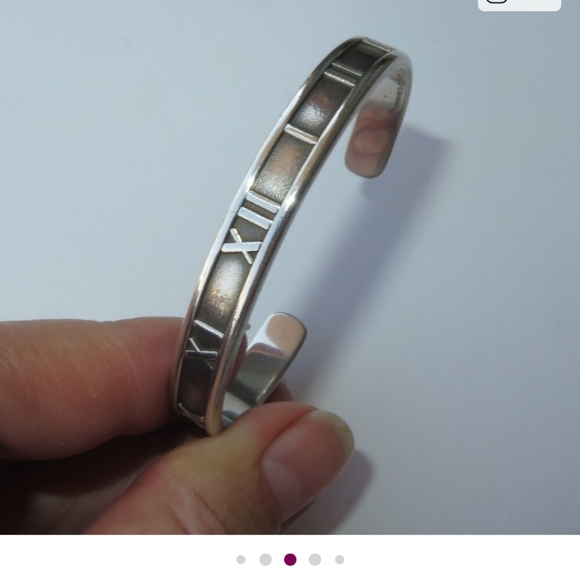 Tiffany & Co. Silver Roman Numeral Bracelet - Picture 3 of 4